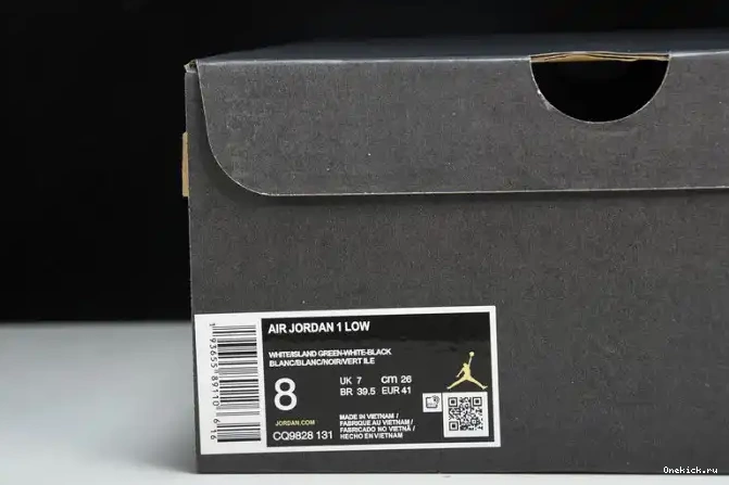 One Kick 1 Jordan Air Low CQ9828-131 Green Island 0618